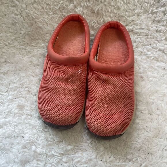 Merrell Privo Breeze mesh Coral Slip-On Mules Rubber soles SZ10 - Picture 2 of 9